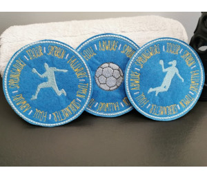 Stickserie - ITH Untersetzer Handball 6 Motive